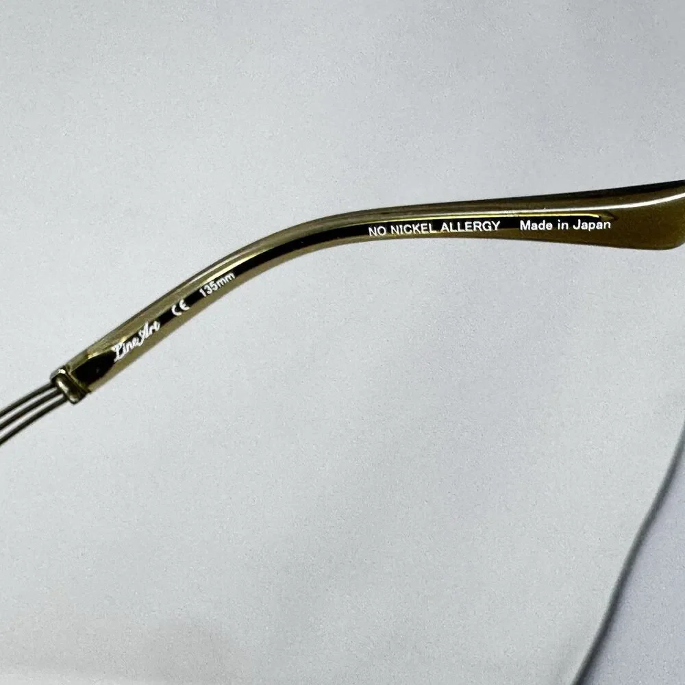 Line Art Charmant XL 2002 GN Titanium Eyeglass Frames 51-18-135 Made in Japan